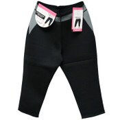 Wholesale - MED. BLK/GRY WOMEN NEOPRENE CAPRI (FLAT PACKED) C/P 12, UPC: 191730010114